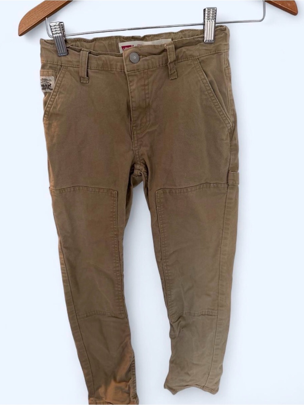 Levi's Boy’s Slim Utility Chinos in Khaki